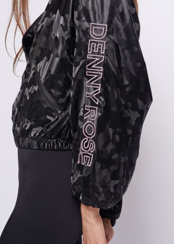 Camouflage bomber jacket