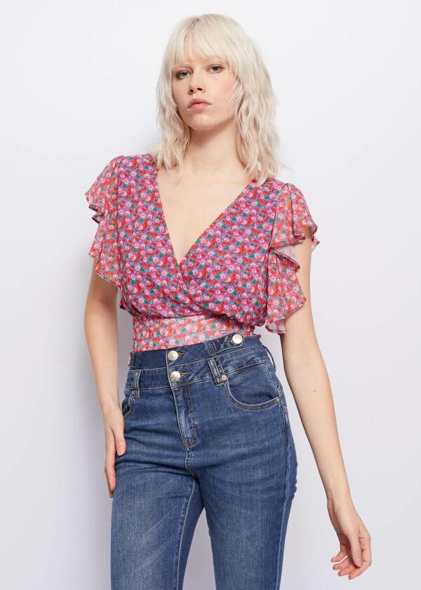 Floral-print blouse Denny Rose Jeans