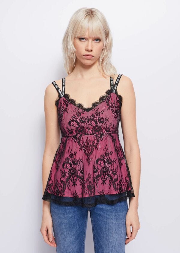 Top in pizzo Denny Rose Jeans