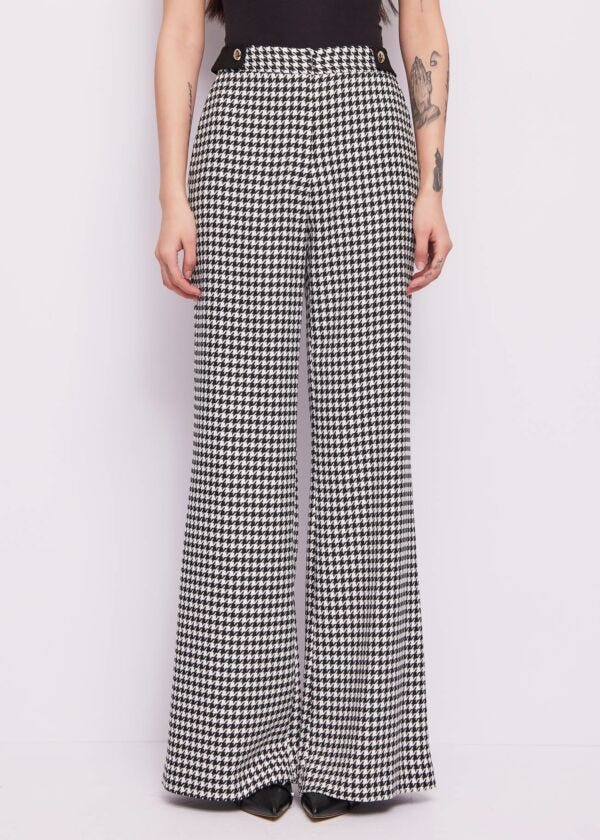 Houndstooth trousers Denny Rose