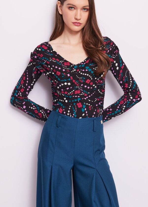 Printed jersey body Denny Rose