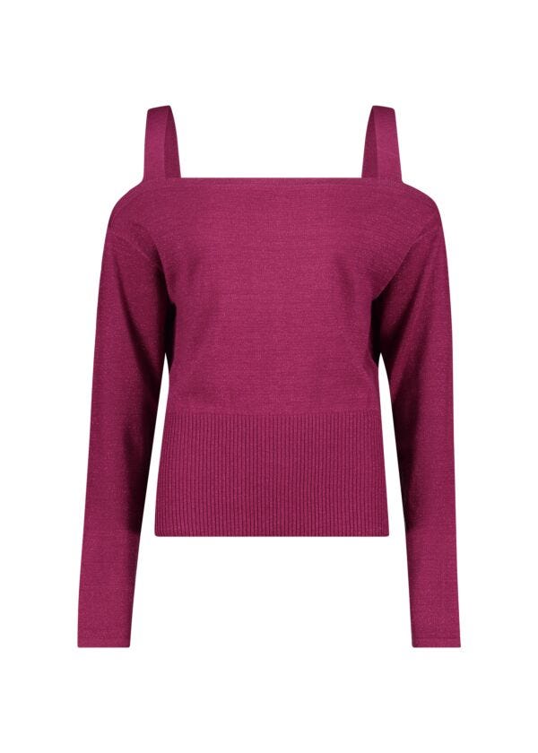 Maglia fucsia in misto lana Denny Rose