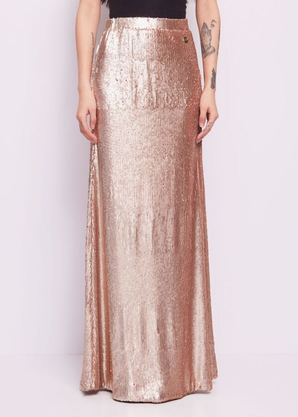Gonna lunga con paillettes Denny Rose