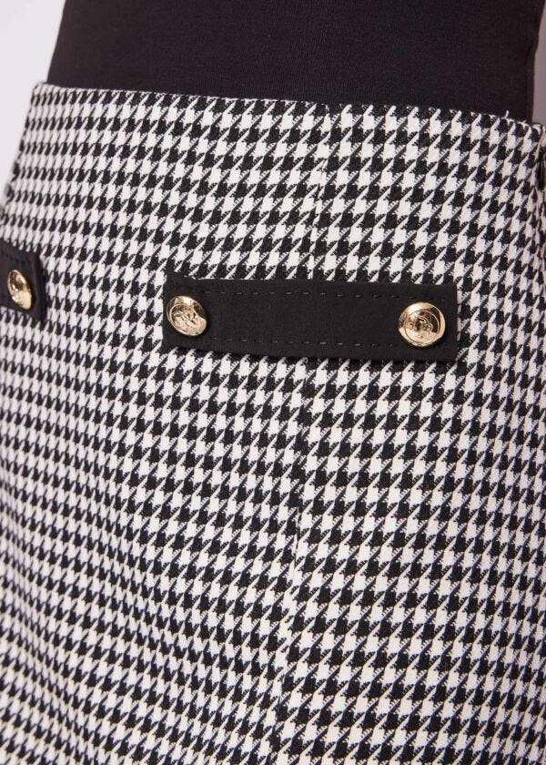 Houndstooth miniskirt