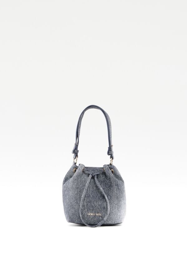 Denim bucket bag Denny Rose Borse