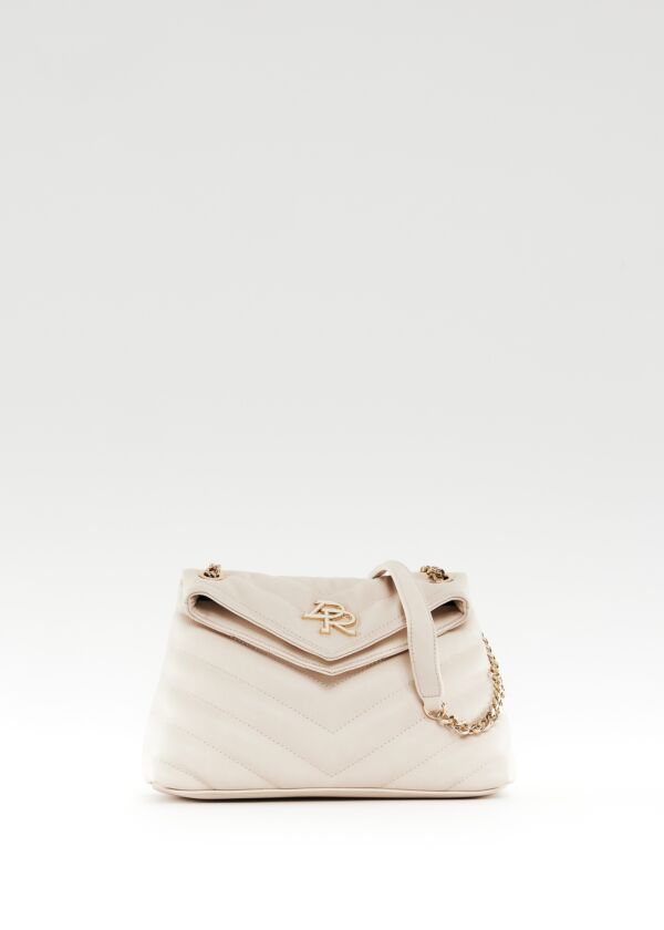 Bolso de hombro blanco acolchado Denny Rose Borse