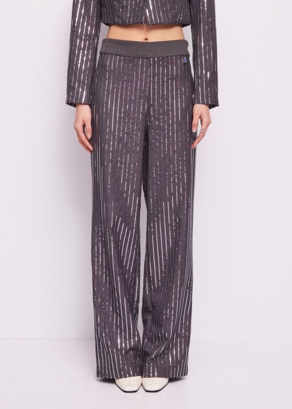 Trousers with sequins Denny Rose Jeans