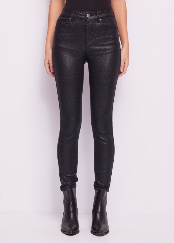 Skinny jeans in shiny denim Denny Rose Jeans
