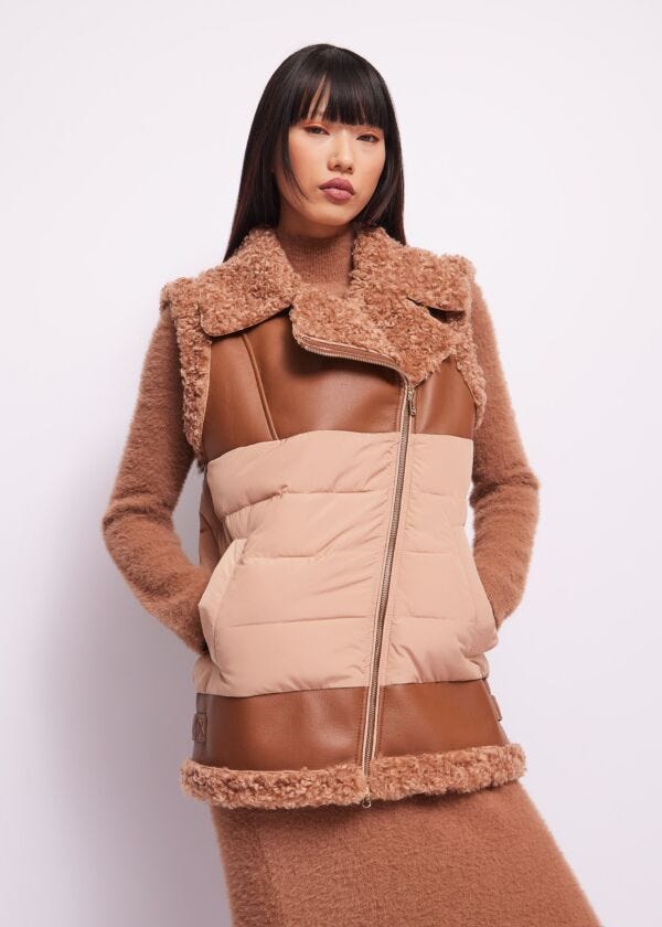 Padded vest with zip Denny Rose Jeans