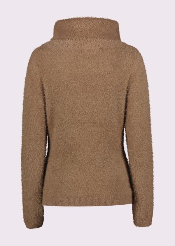 Brown knitted jumper