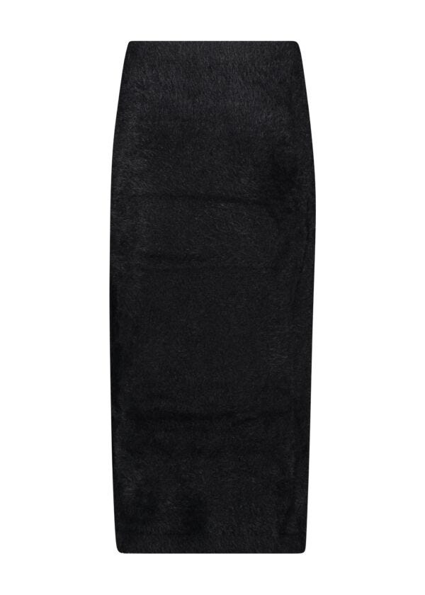 Black knitted skirt