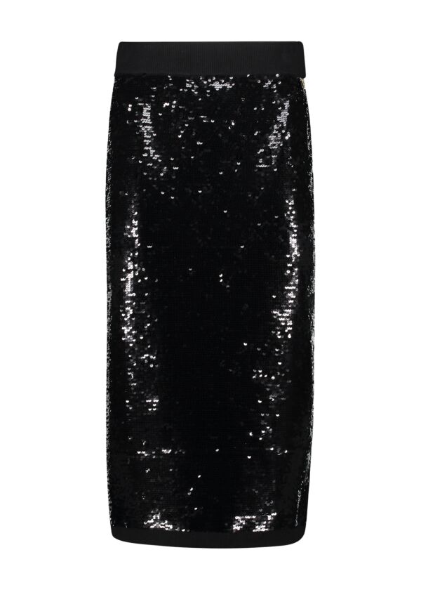 Gonna in maglia con paillettes Denny Rose Jeans