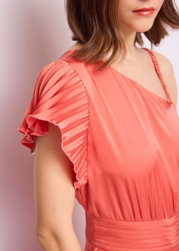 Tuta plissé in georgette