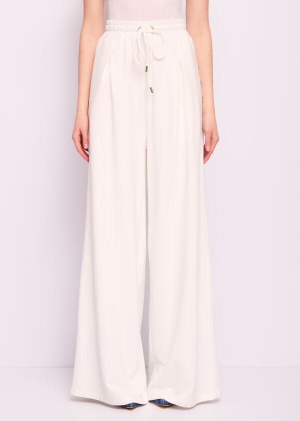 Pantaloni in felpa di cotone Denny Rose