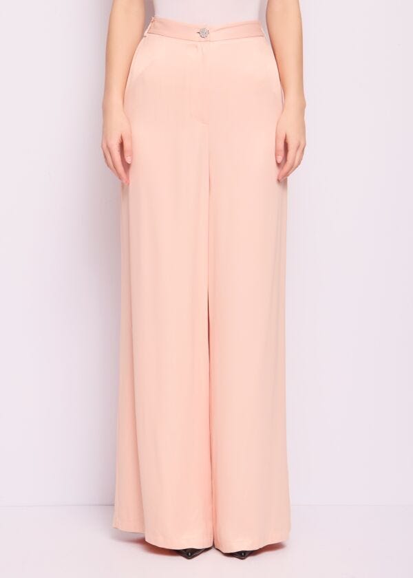 Satin palazzo trousers Denny Rose