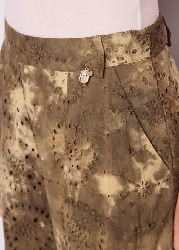 Pantaloni cargo in cotone Sangallo
