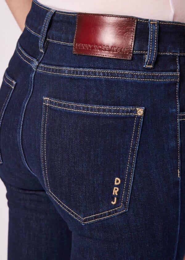 Jeans flare in cotone