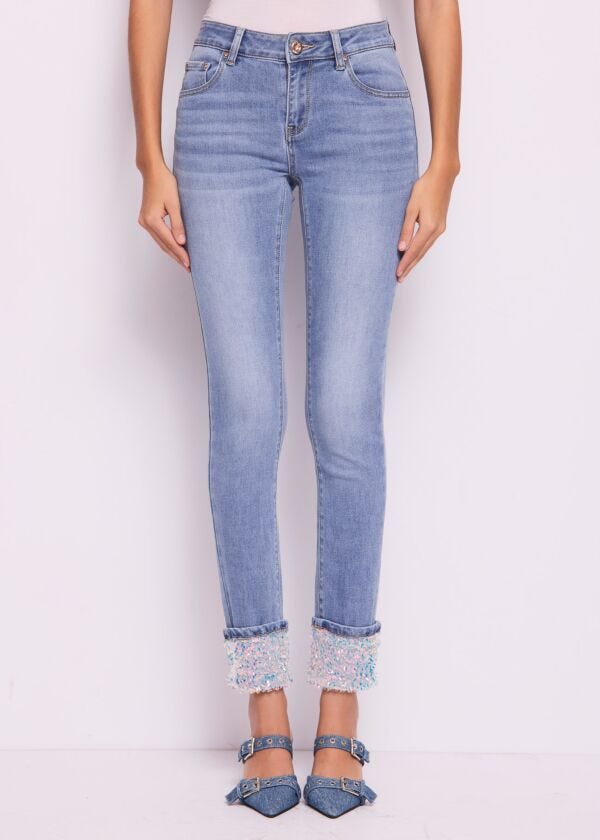 Jeans skinny in cotone Denny Rose Jeans