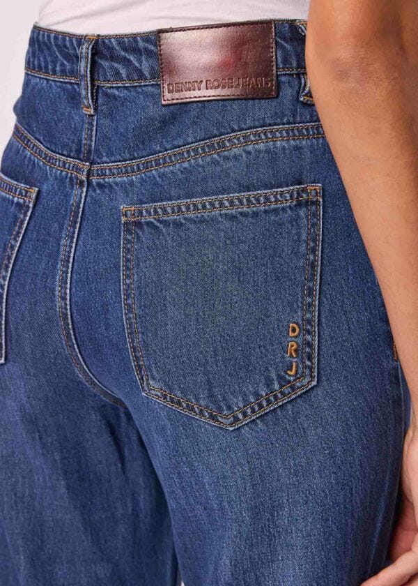 Jeans super flare in cotone