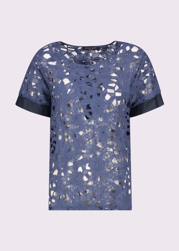 T-shirt in pizzo Denny Rose Jeans
