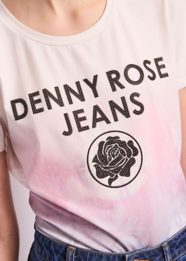T-shirt in cotone con logo