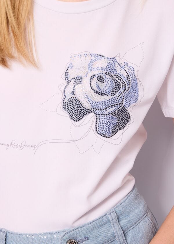 T-shirt in cotone con stampa