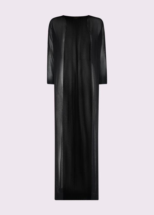 Black knit lurex cardigan Denny Rose Jeans