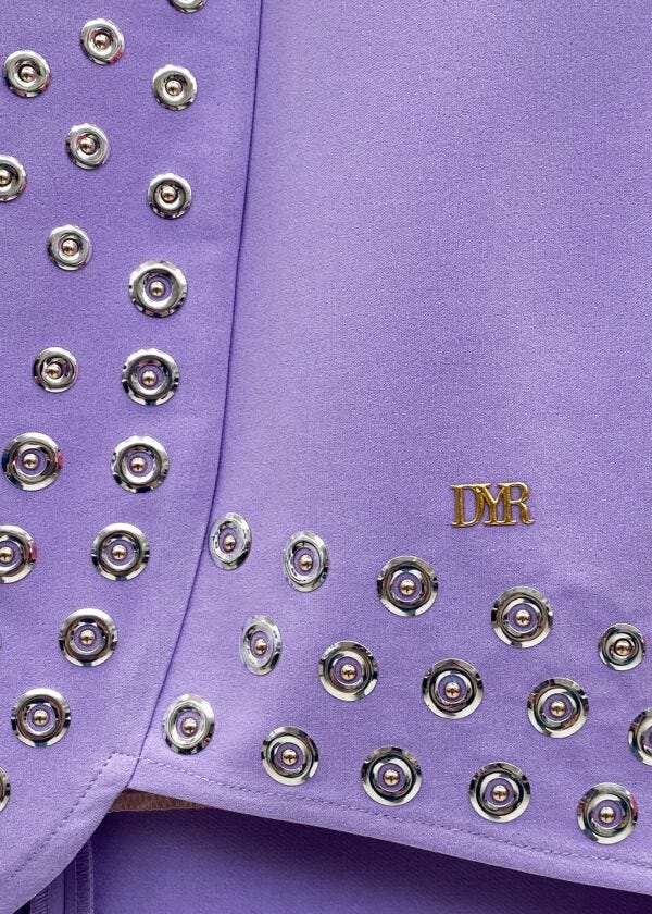 Dress with studs