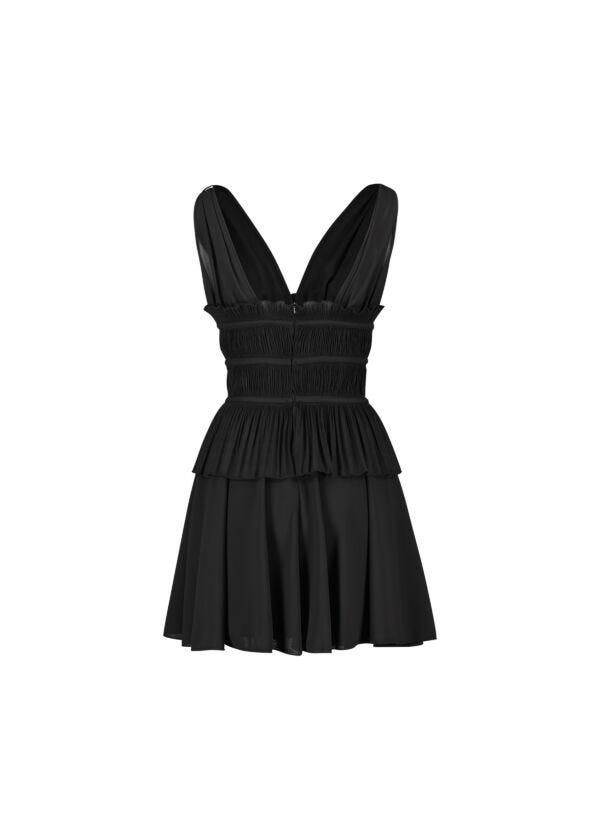 Dress in crepe de chine