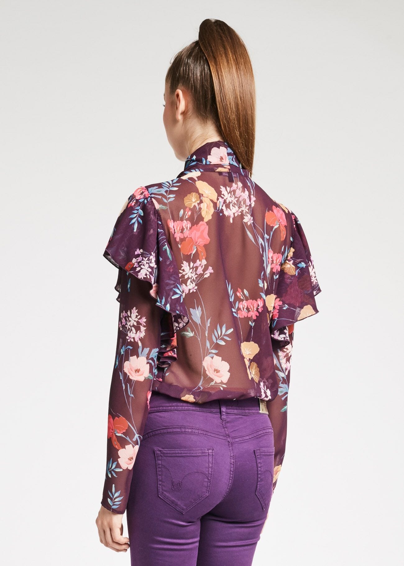 Blusa a fiori