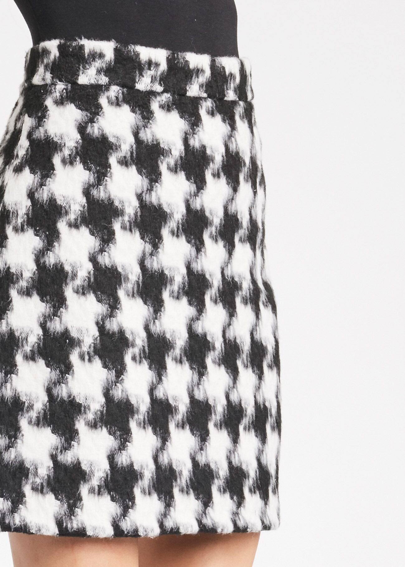 Pied de poule mini skirt