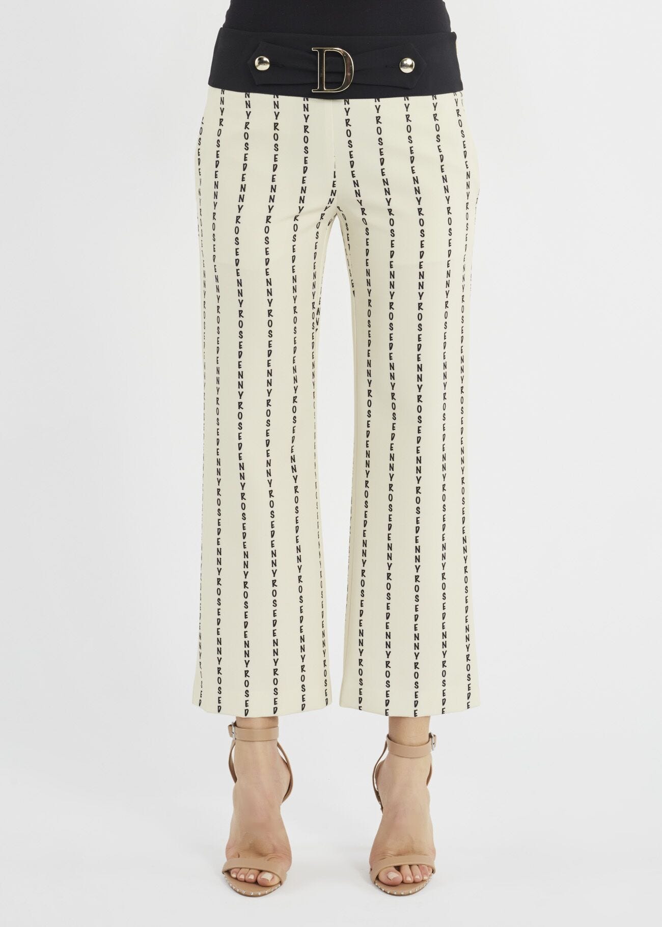 Trousers with lettering print