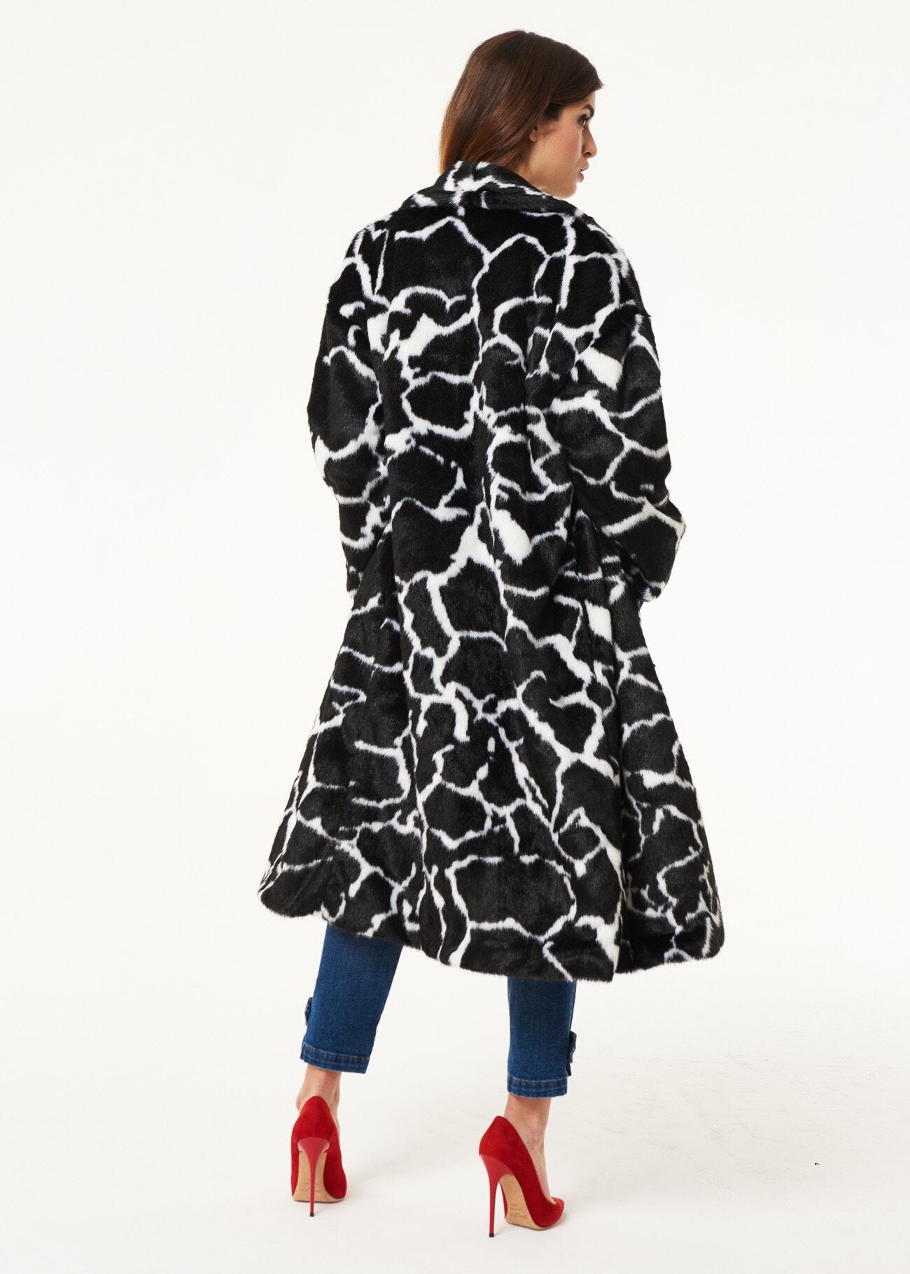 Cappotto con motivo animalier