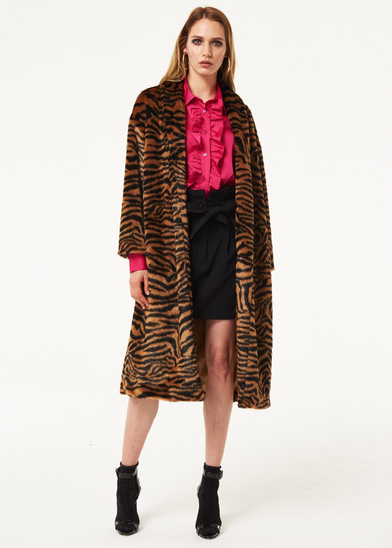 Cappotto con motivo animalier