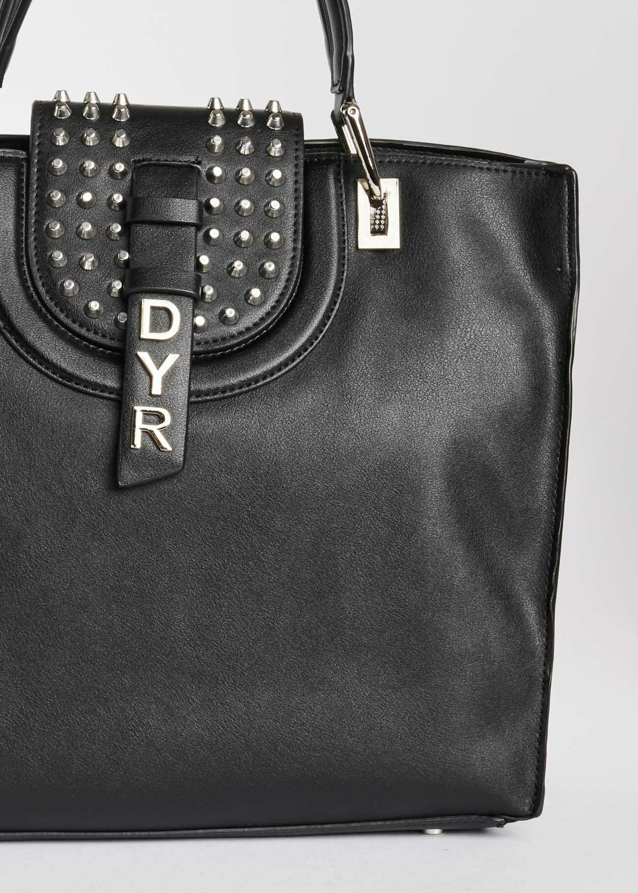 Leather-look shopping bag