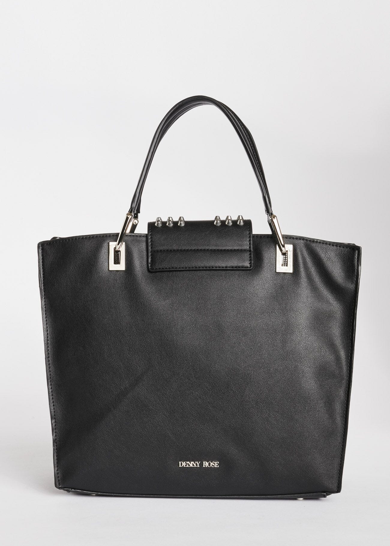 Leather-look shopping bag