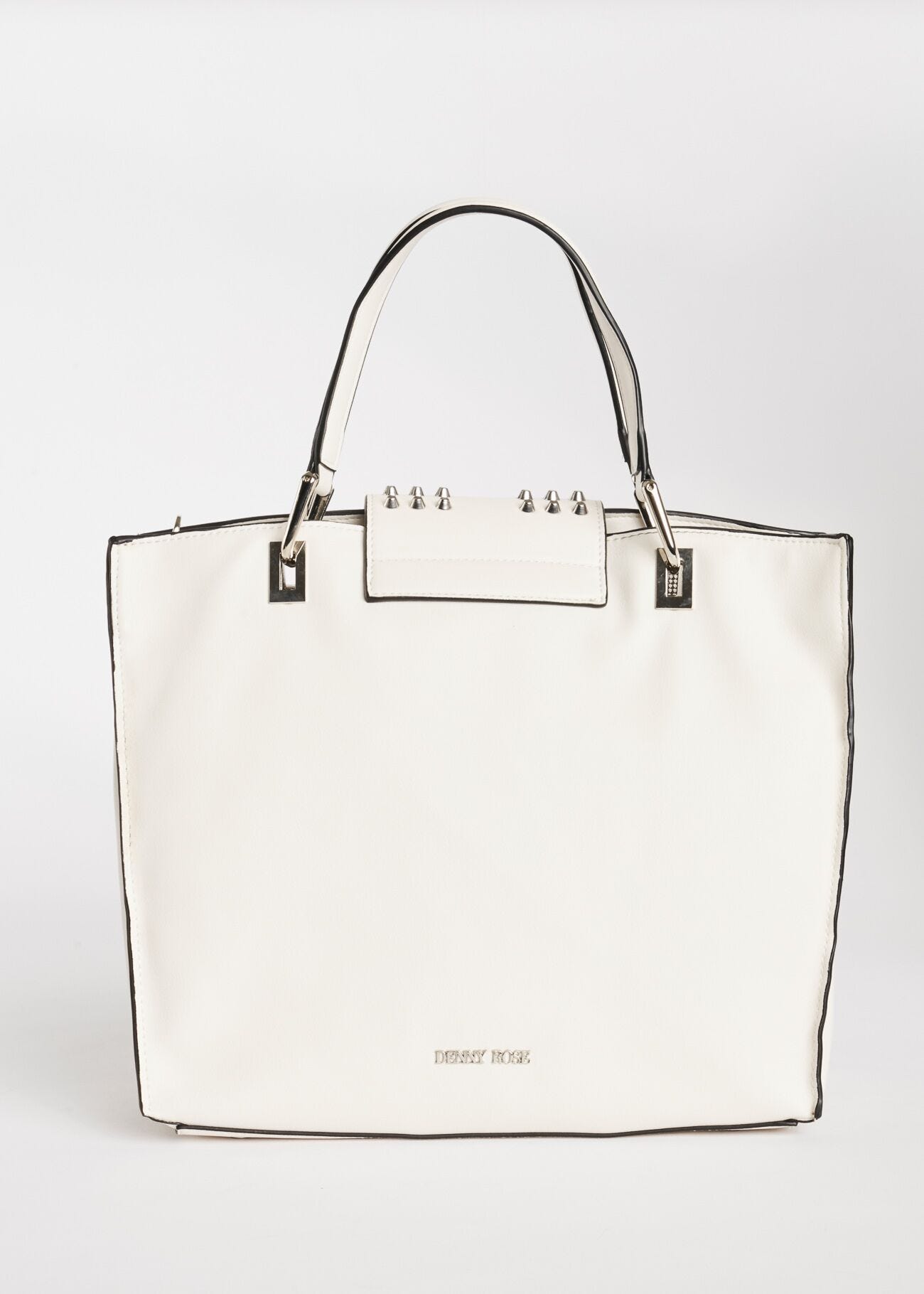 Leather-look shopping bag