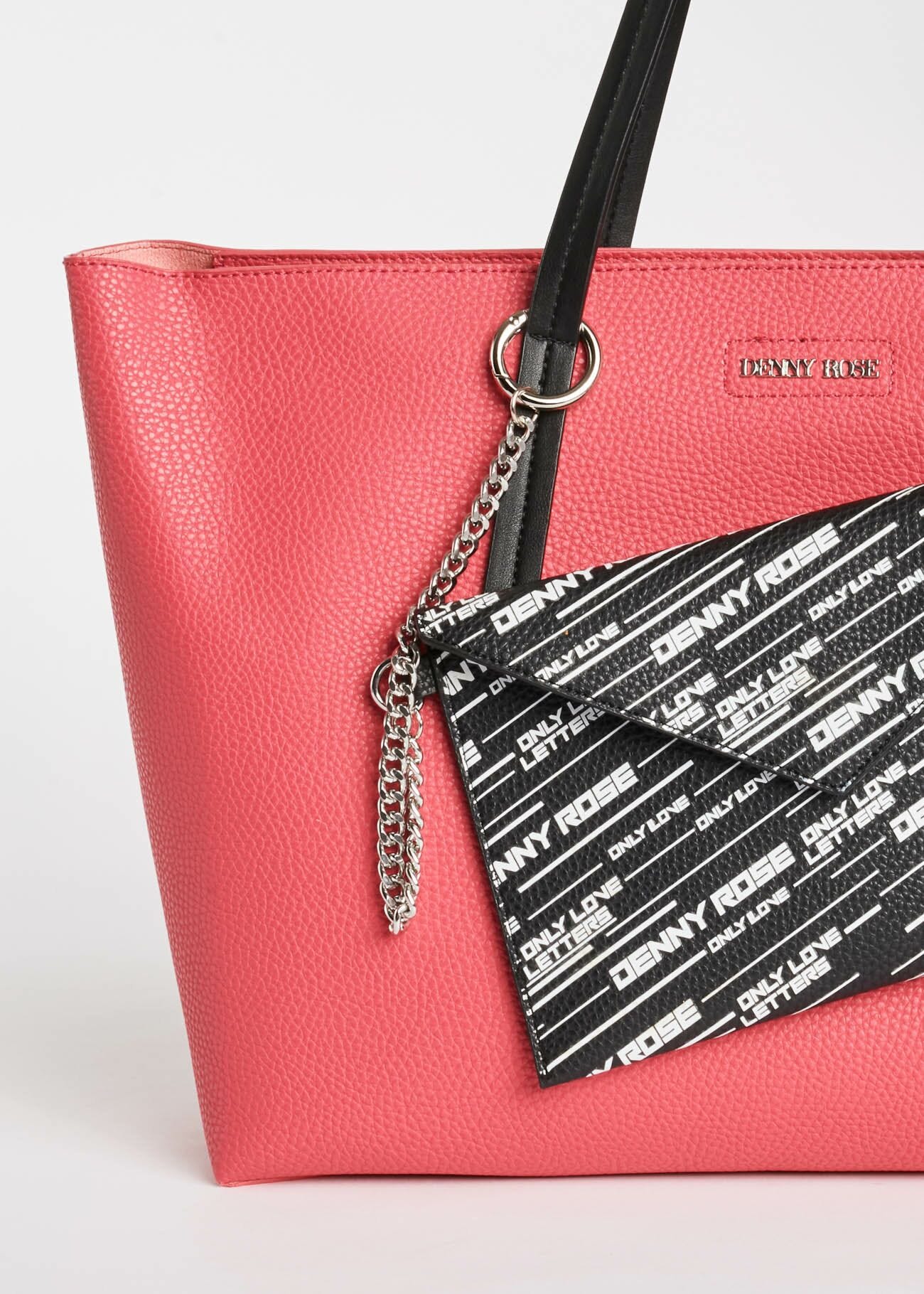 Shopping bag with clutch