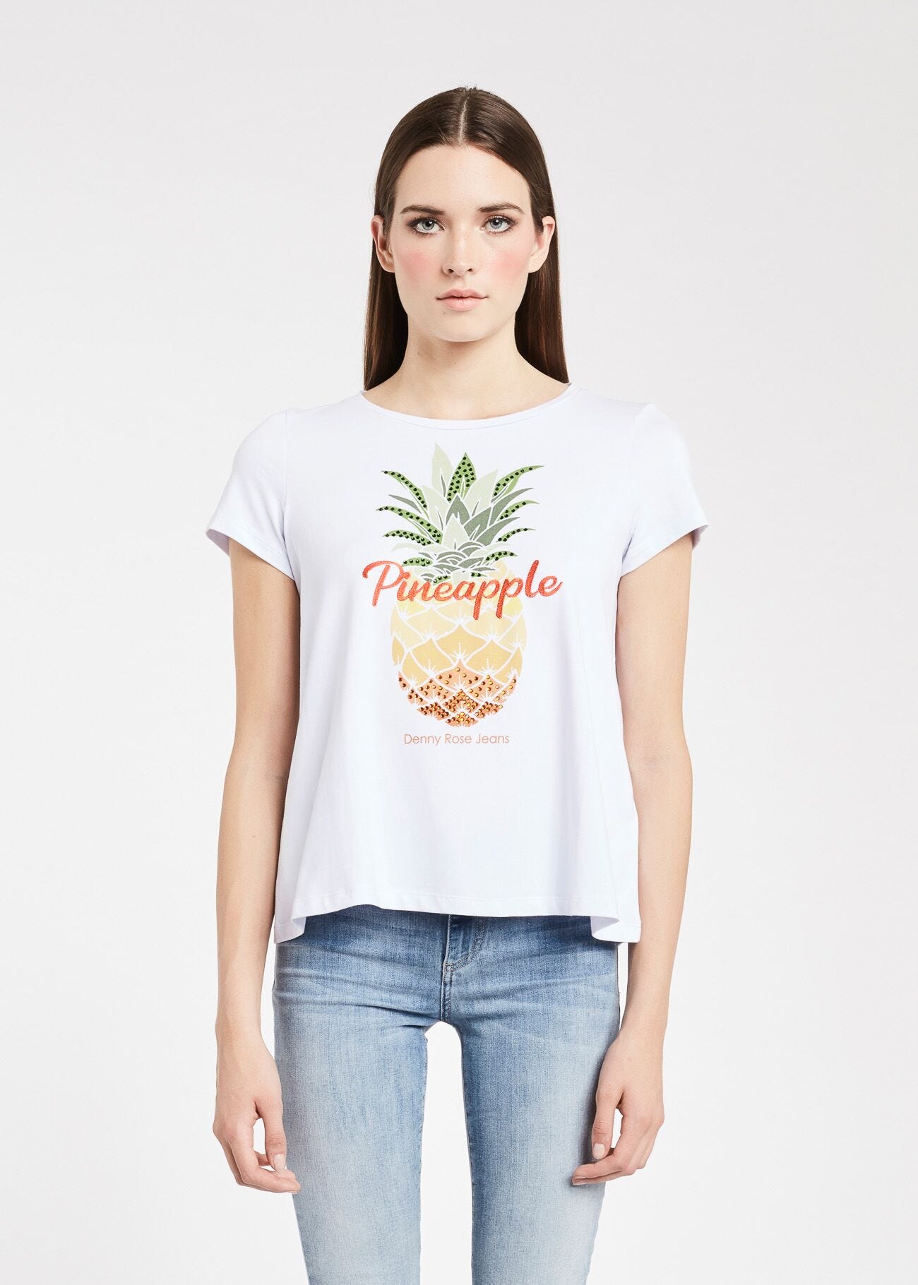 T-shirt with pineapple print