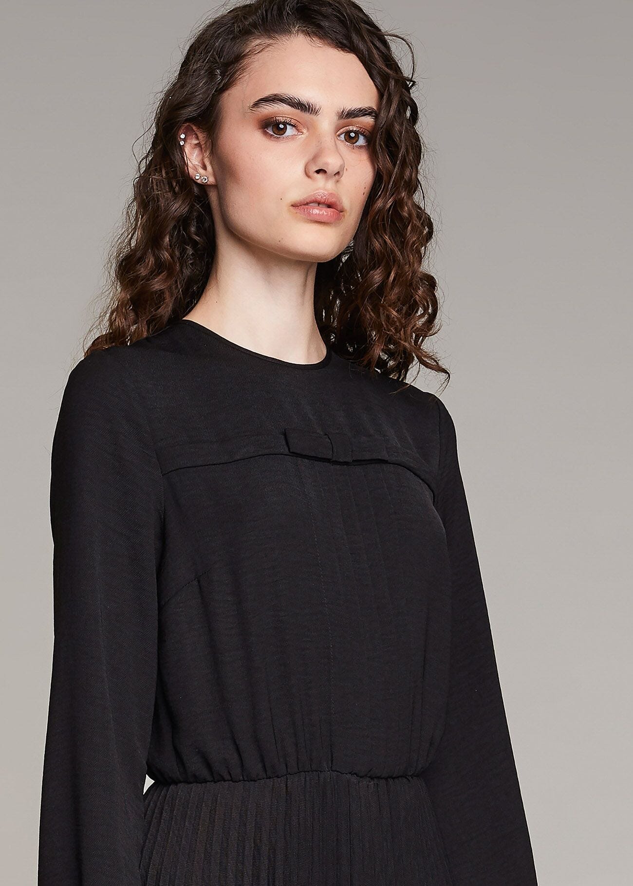 Crew neck dress