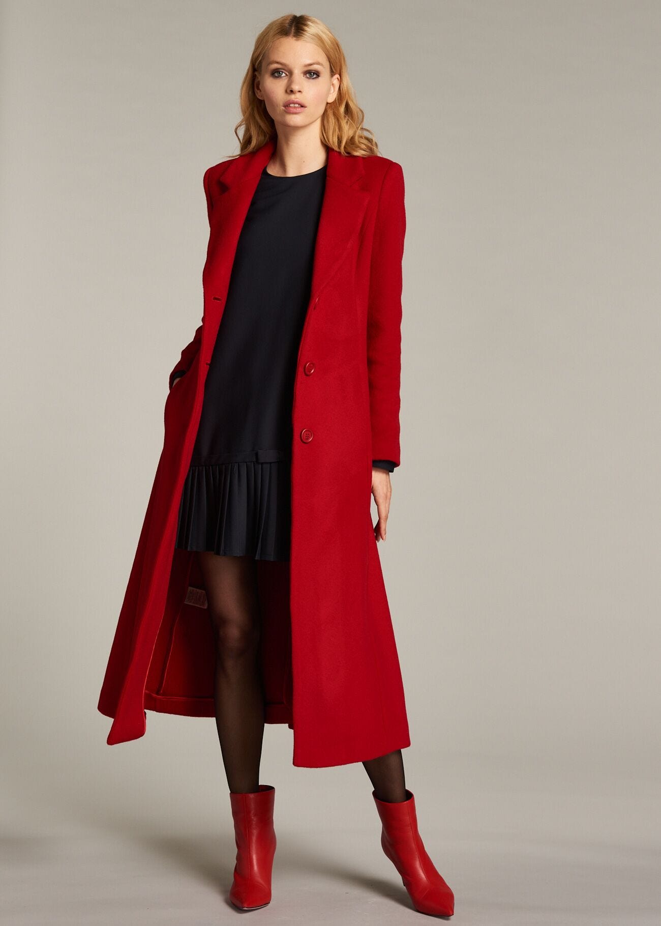 Cappotto in misto lana