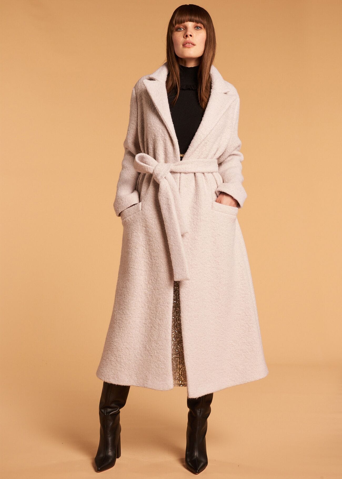 Bouclé coat