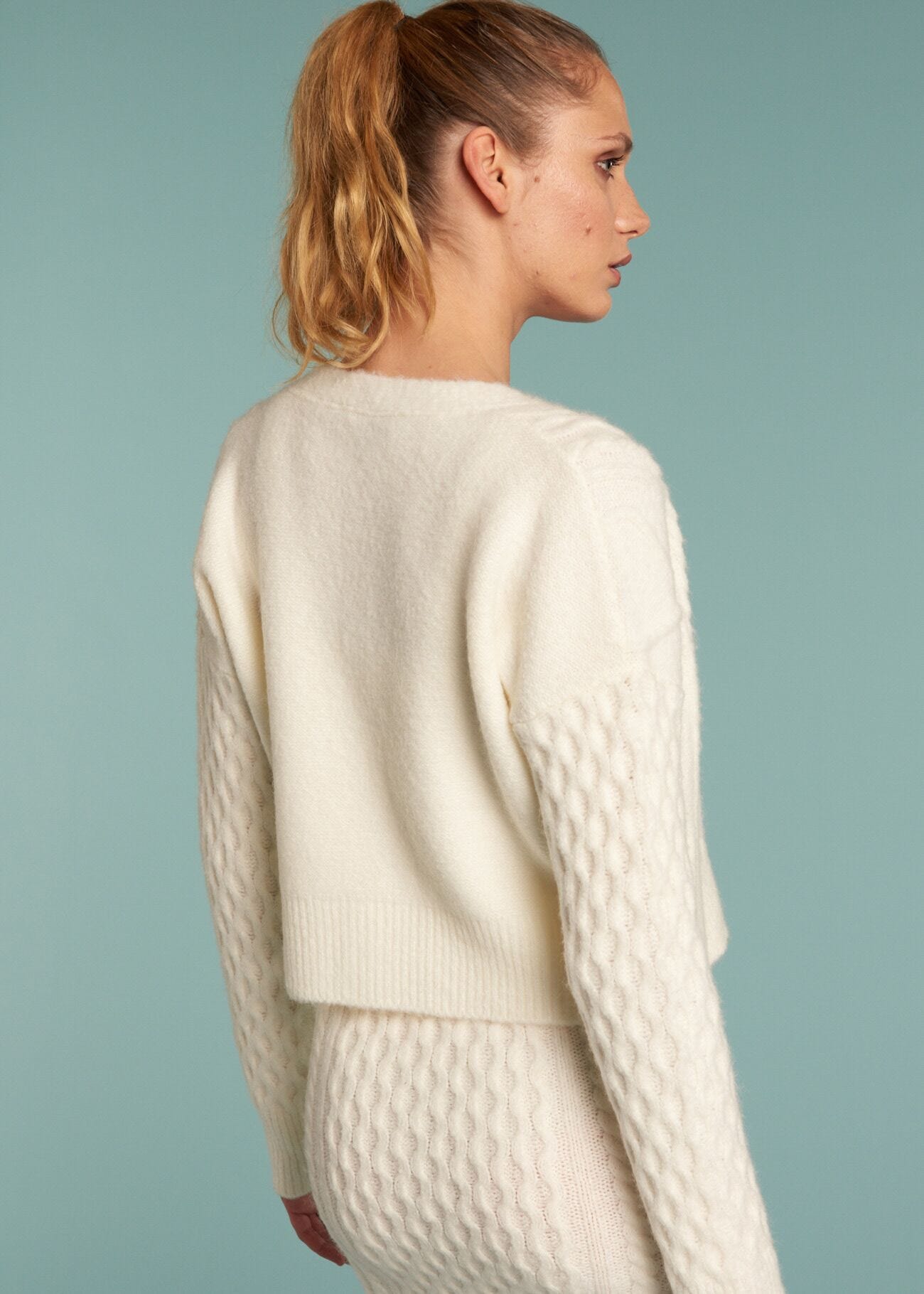 Cardigan jacquard