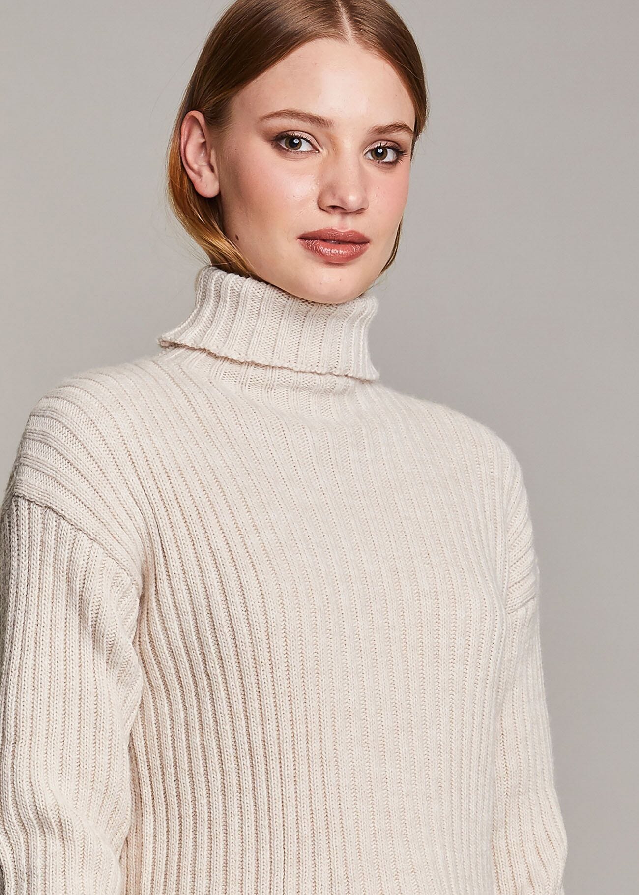 Long Sleeve Knit White