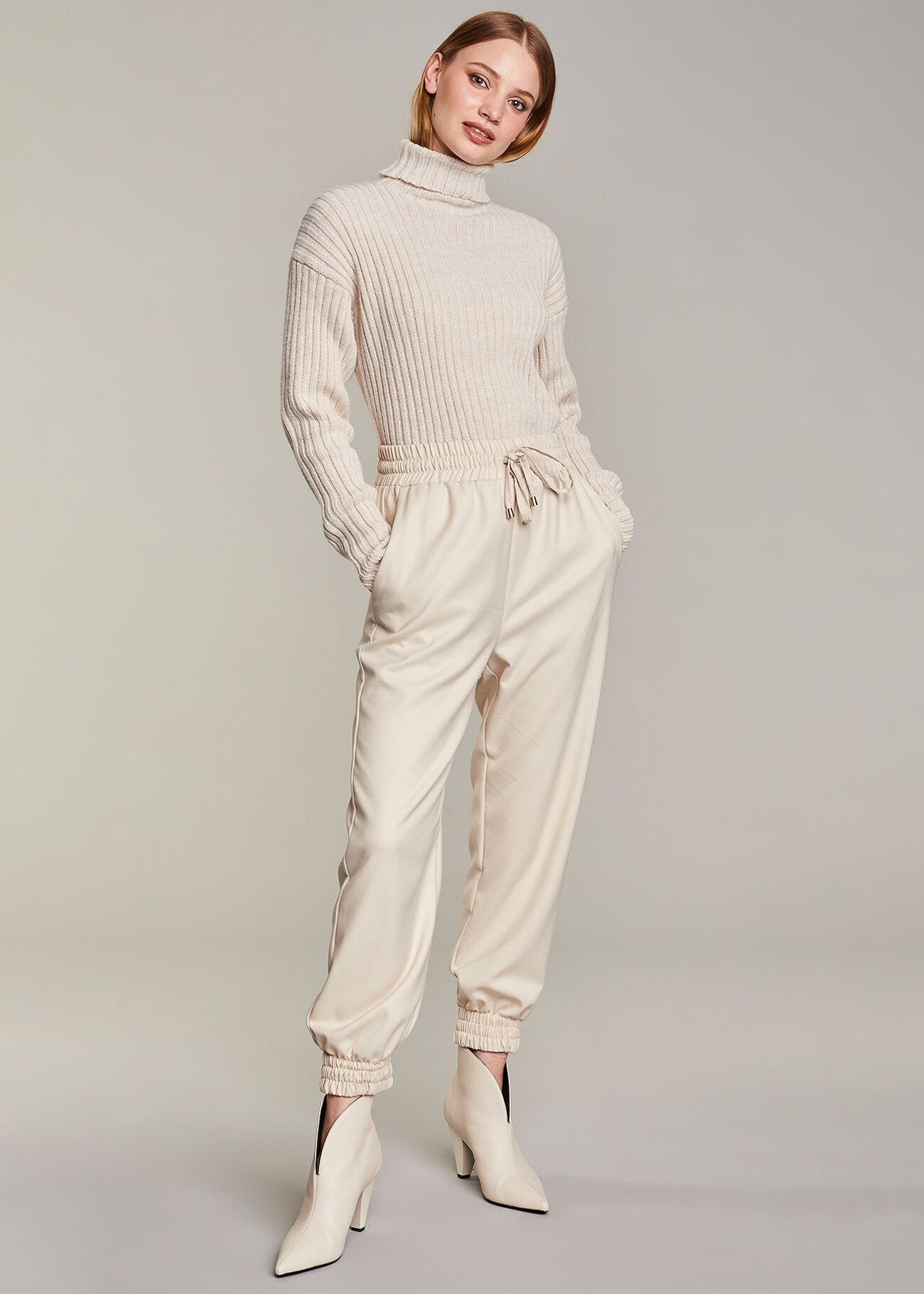 English ribbed knit jumper