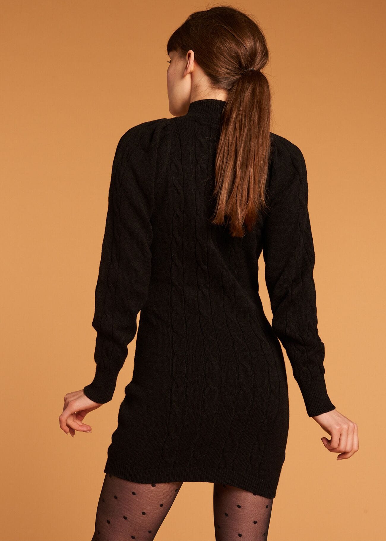 Knitted Dress Black