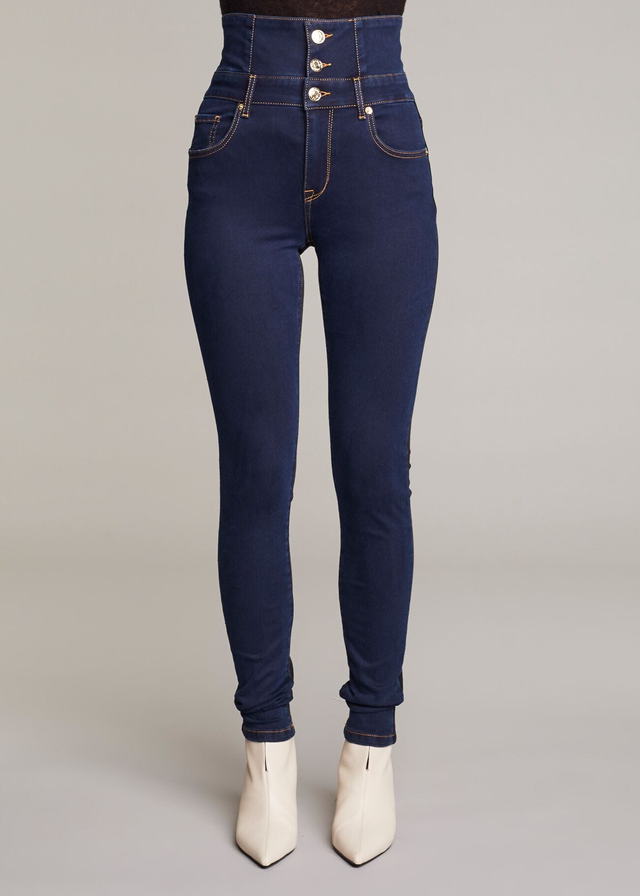 Two colour jeans