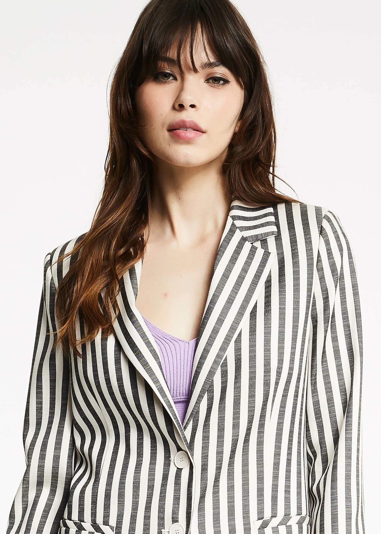 Striped blazer