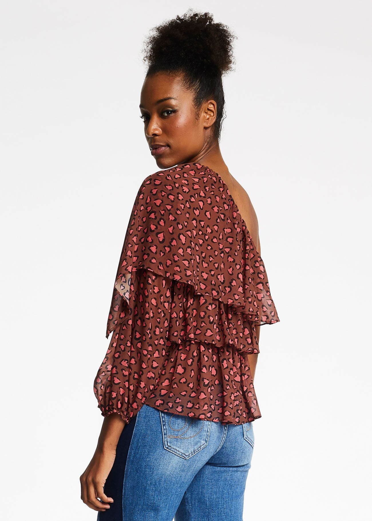 Blusa in georgette