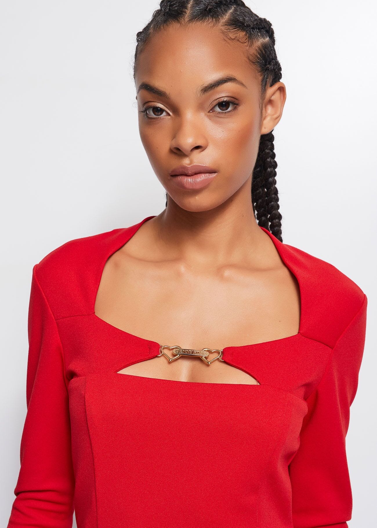 Scuba crepe dress
